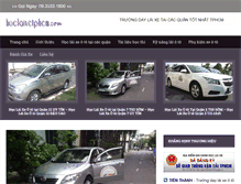 Tablet Screenshot of hoclaixetphcm.com